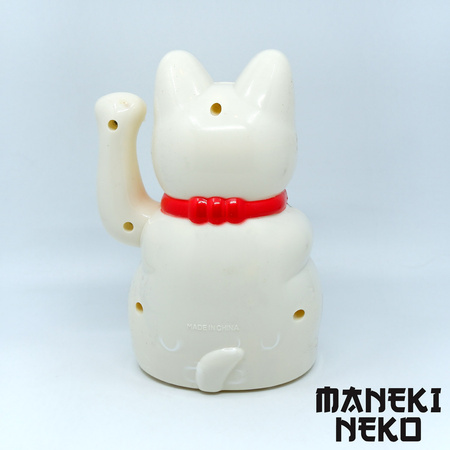 Maneki Neko biały Kot Szczęścia